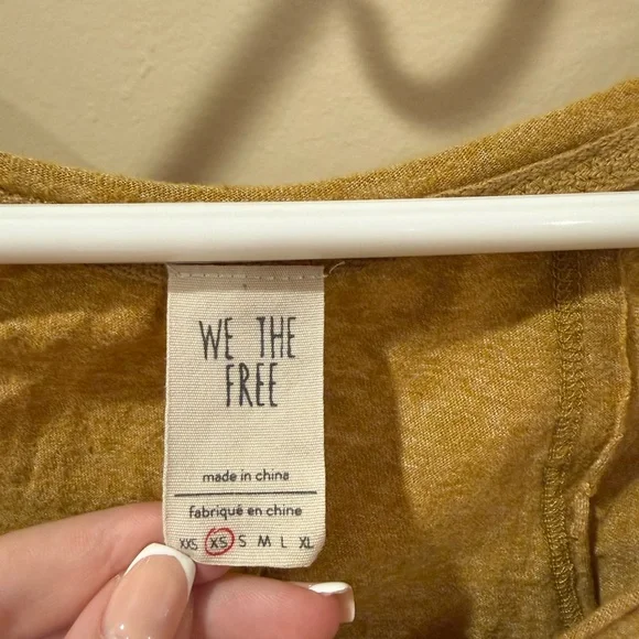 We The Free Women's Short-Sleeve Tee in Mustard - Picture 4 of 4